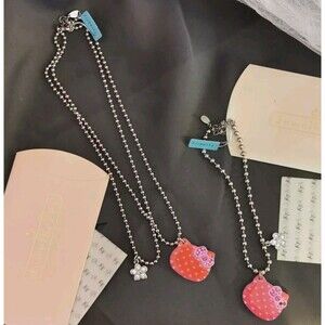 Hello Kitty Necklace Lot Jewelberry Japan Rare Sanrio Pendant Bracelet Jewelry